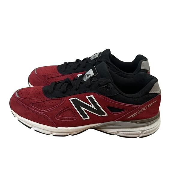 New Balance Shoes 990 V4 Burgundy Sneakers Size Women's 8.5 Men's 7 - Picture 1 of 5